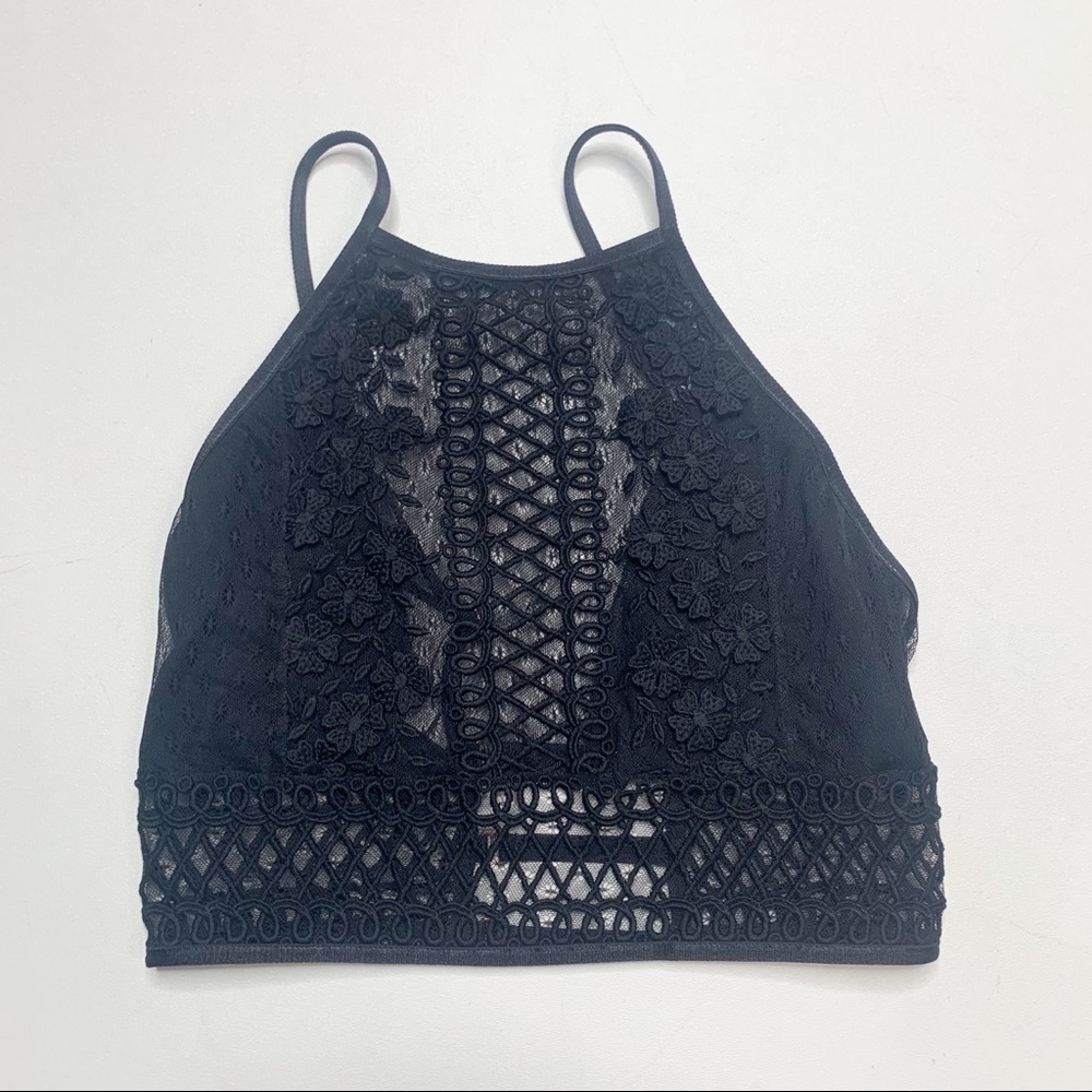 Angie Bauer Este Bralette Black Lace